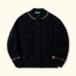Golf Le Fleur Gemstone Cardigan - Black