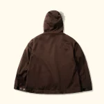 Golf le Fleur Reversible Fur Hooded Jacket - Brown