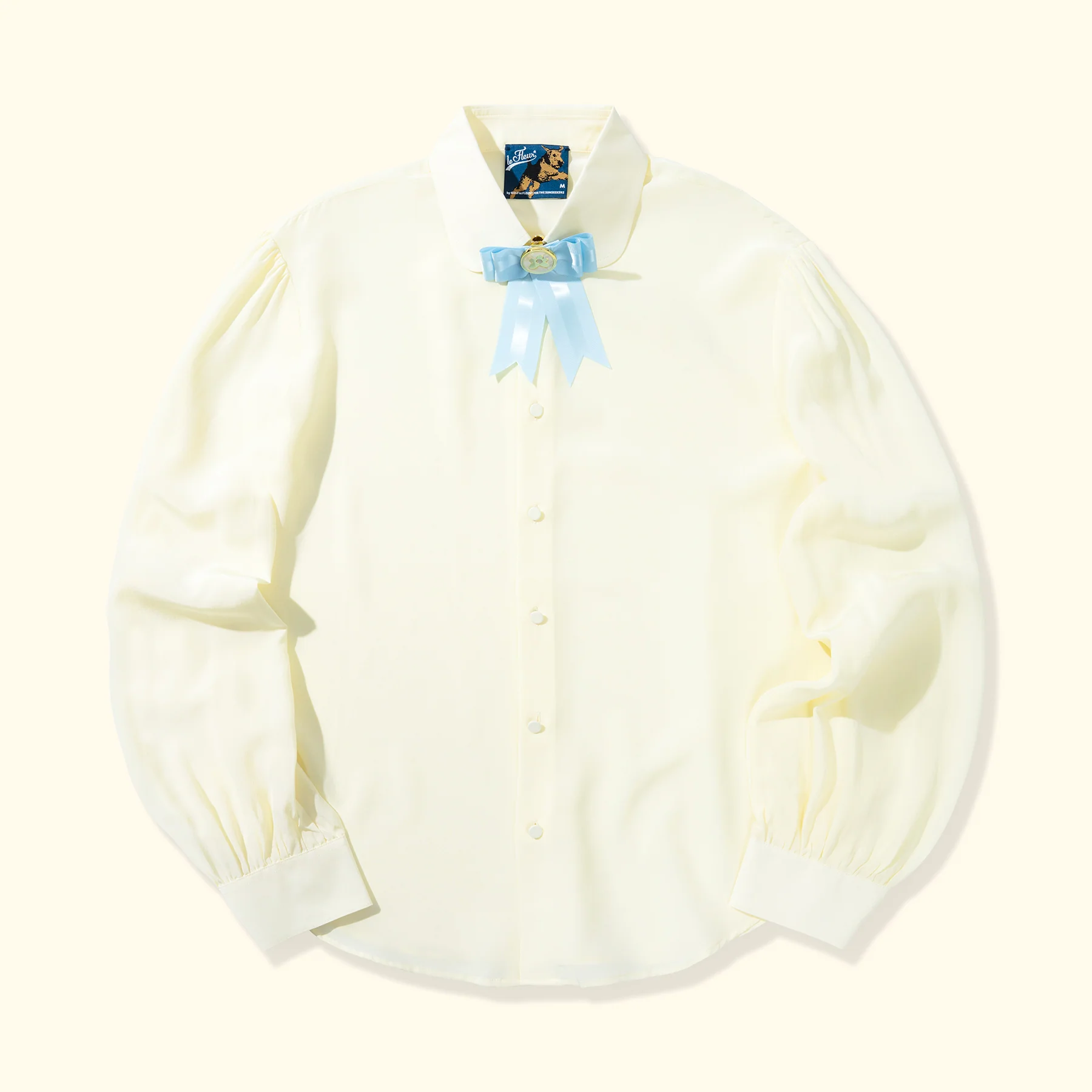 Le Fleur Award Blouse - Cream - Front Le Fleur Award Blouse - Cream