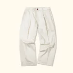 Le Fleur Darryl Wide Pleated Trousers - Cream