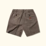 Le Fleur Peckled Wool Shorts - Brown