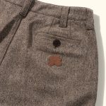 Le Fleur Peckled Wool Shorts - Brown