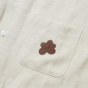 Le Fleur Potato Sack Shirt - Beige - Detail