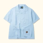 Le Fleur Potato Sack Shirt - Blue - Front