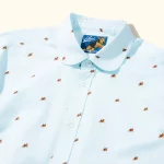 Le fleur Round Collar Long-Sleeve Darryl - Blue