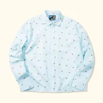 Le fleur Round Collar Long-Sleeve Darryl - Blue