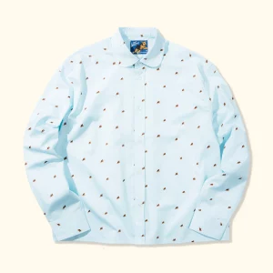 Le fleur Round Collar Long-Sleeve Darryl - Blue