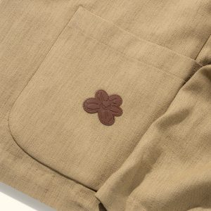 Le Fleur Potato Sack Jacket - Brown
