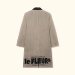 Le Fleur Burlap Overcoat - Brown