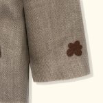 Le Fleur Burlap Overcoat - Brown