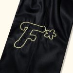 Le Fleur Chainstitch Trousers - Black