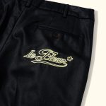 Le Fleur Chainstitch Trousers - Black