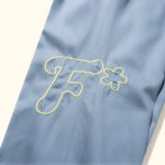 Le Fleur Chainstitch Trousers - Blue