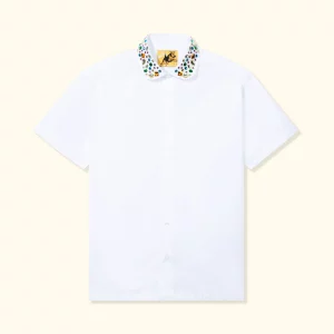 Le Fleur Gemstone Round Collar T-Shirt