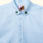 Le Fleur Round Collar Long-Sleeve - Blue