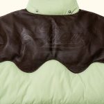 Le Fleur Leather Puffer Jacket - Mint