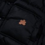Le Fleur Collared Puffer Jacket - Black