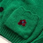 Le Fleur Sequined Cardigan - Green
