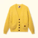Le Fleur Pearl Cardigan Sweater - Yellow